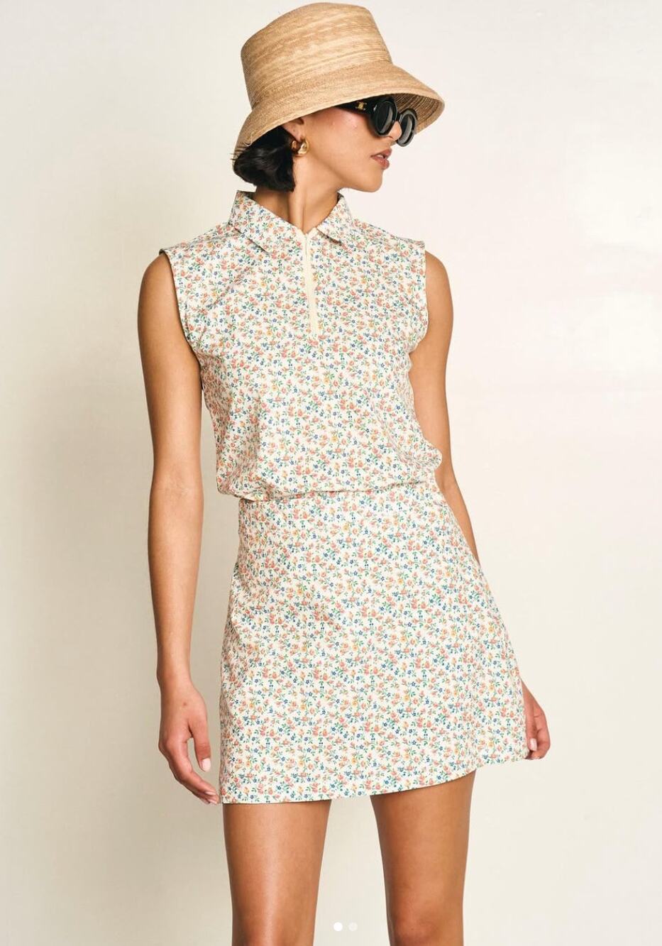 Byrdie Golf Social Tuckernuck Meadow Floral Worth Skort Active Sport Skirt S